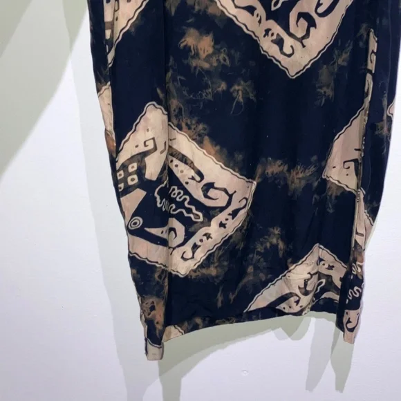 Vintage Black and cream super wide leg jumpsuit - Picture 8 of 13